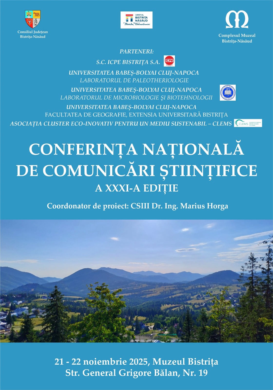 CMBN Conferința Națională de Comunicări Științifice 2025