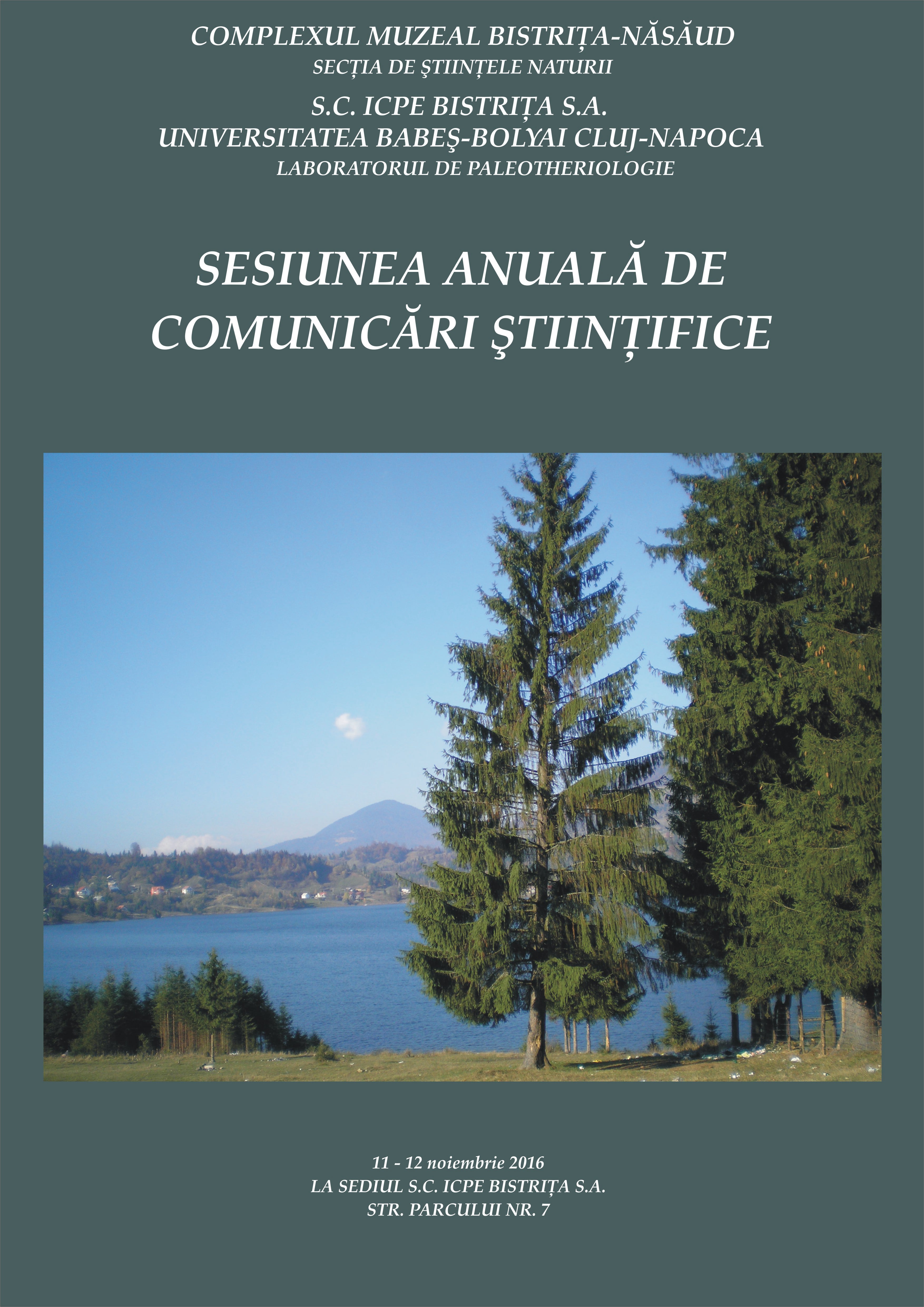 CMBN Sesiunea Anuală de Comunicări Științifice 2016