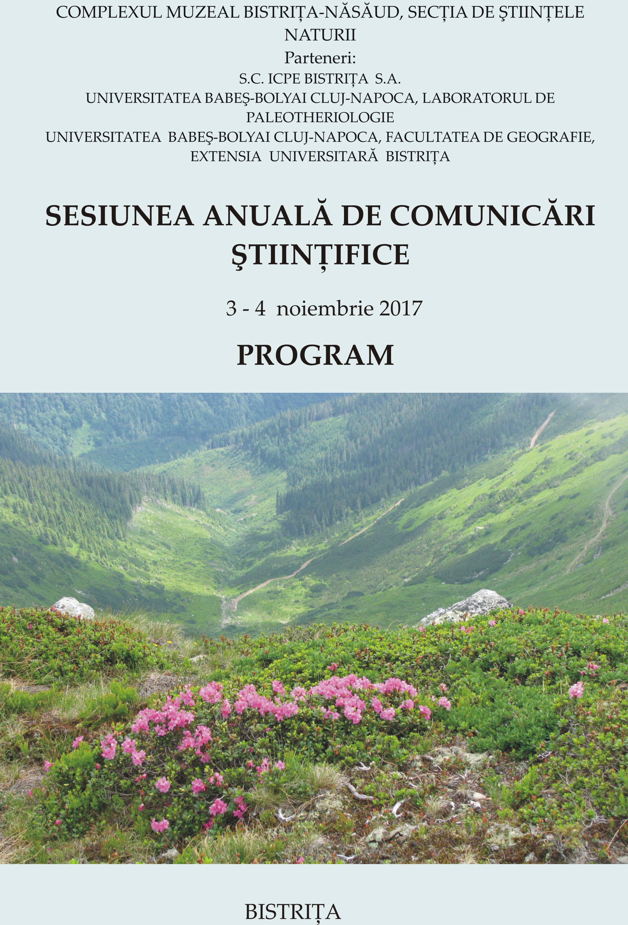 CMBN Sesiunea Anuală de Comunicări Științifice 2017
