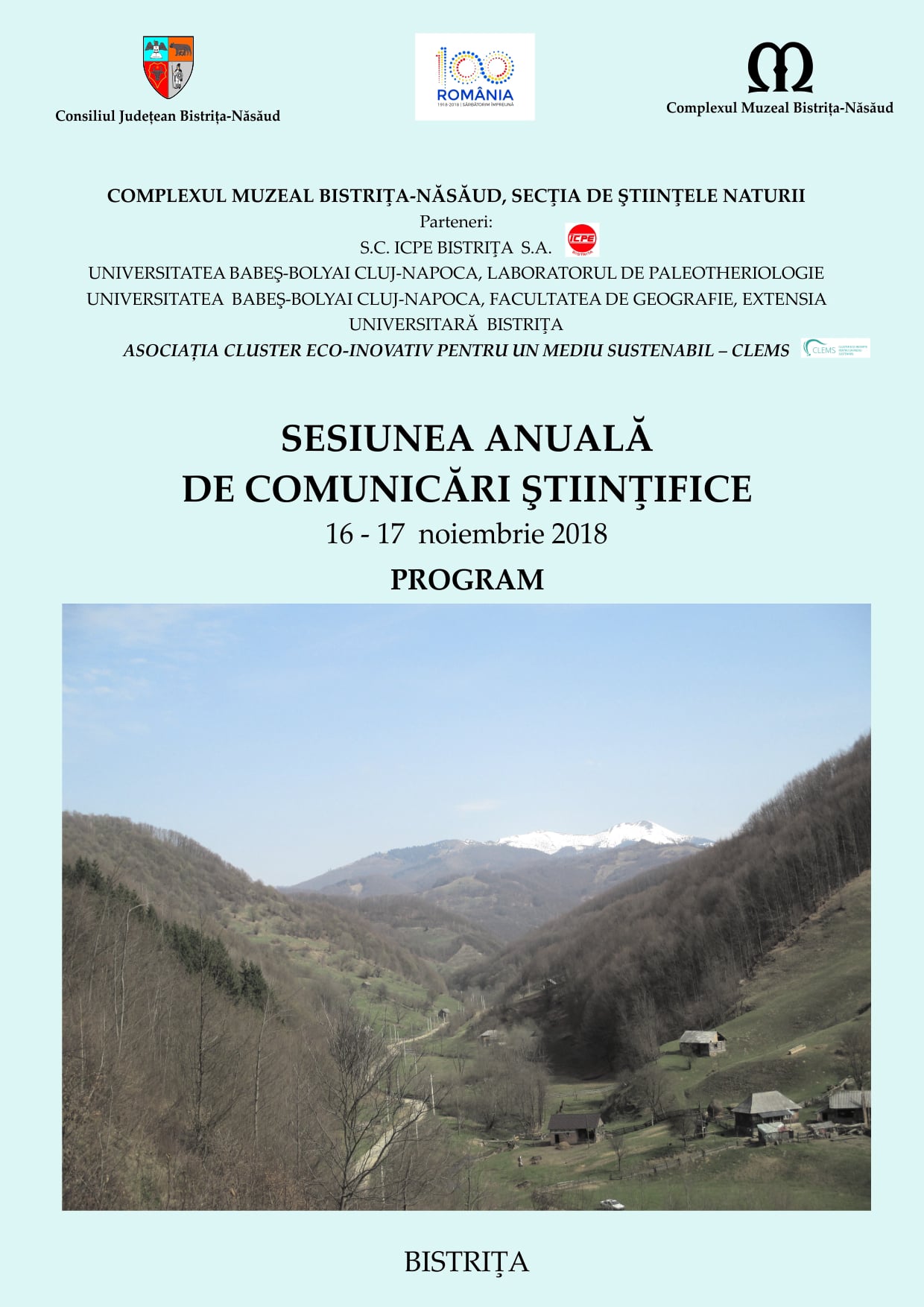 CMBN Sesiunea Anuală de Comunicări Științifice 2018